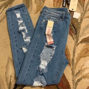 Denim Blvd distressed ripped boyfriend jeans 9